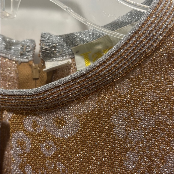 Vintage Tannel Knits Metallic Knit Maxi dress - Picture 5 of 9